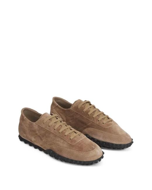 Common Projects Brown Suede Track Sneakers for men