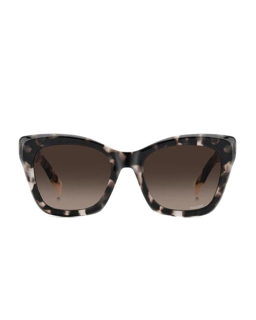 Missoni Brown Sonnenbrille Mit Logo-Gravur