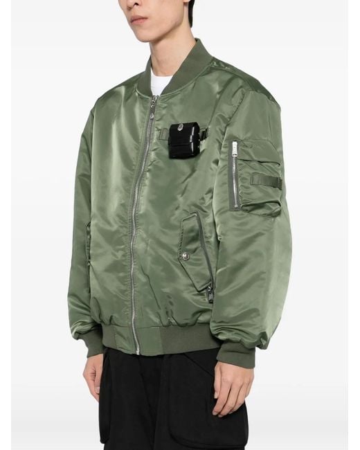 A Bathing Ape Green Embroidery Logo Jacket for men