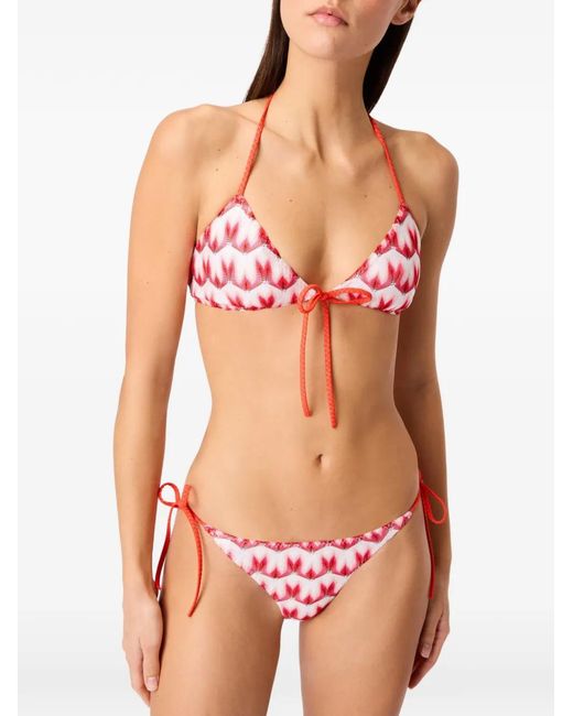 Missoni Red Triangle Bikini