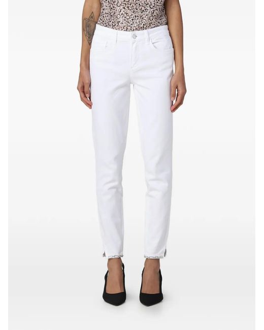 Liu Jo White Straight Jeans