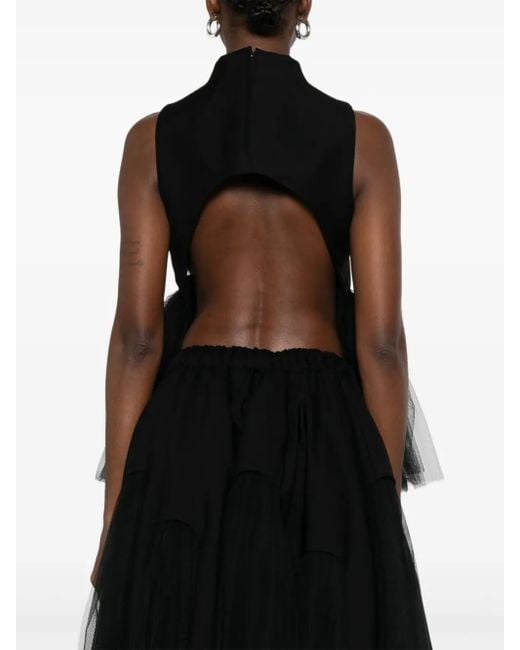 Noir Kei Ninomiya Black High-Neck Jacket
