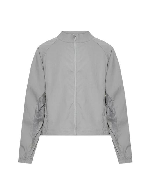 Rethinkit Studios Gray Mesh-Panel Jacket