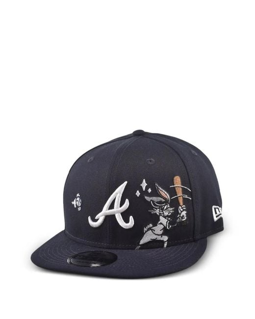 KTZ Blue 9Fifty Looney Tunes Atlanta Braves Cap for men