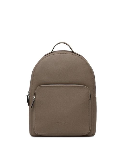 Marc O' Polo Brown Zip Backpack for men