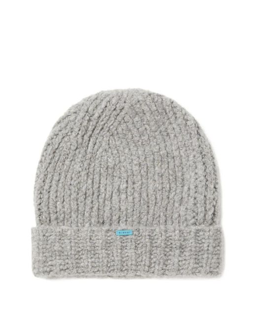 Alanui Gray Gerippte Beanie