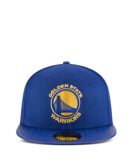 KTZ Blue 59Fifty Golden State Warriors Cap for men