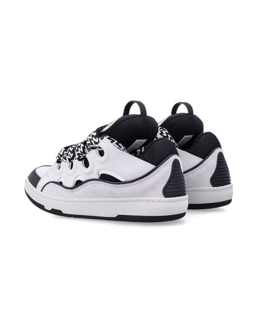 Lanvin White Curb Sneakers for men