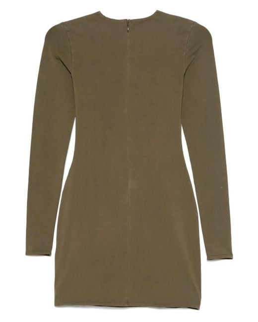ENTIRE STUDIOS Long‑Sleeve Mini Dress Entire studios Longsleeve Mini Dress in Green | Lyst
