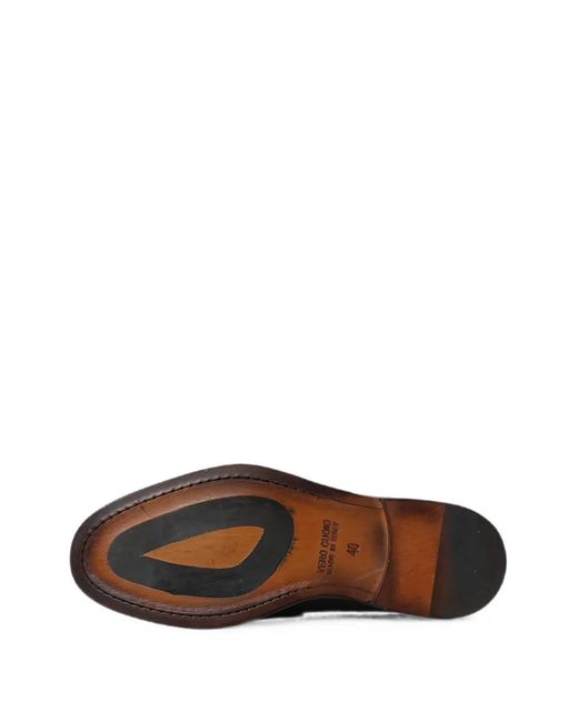 Giuliano Galiano White Crocodile-Effect Mules for men