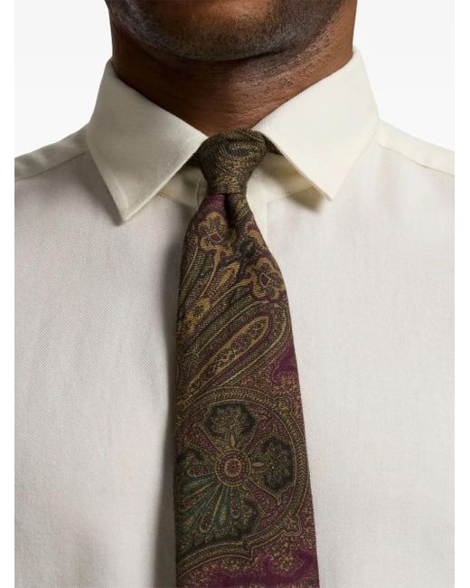 Ralph Lauren White Flannel Shirt for men
