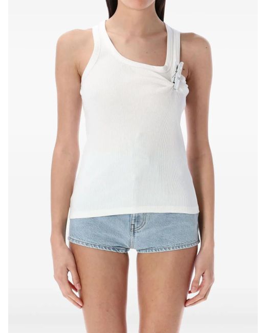 Coperni Blue Washing Clip Tank Top