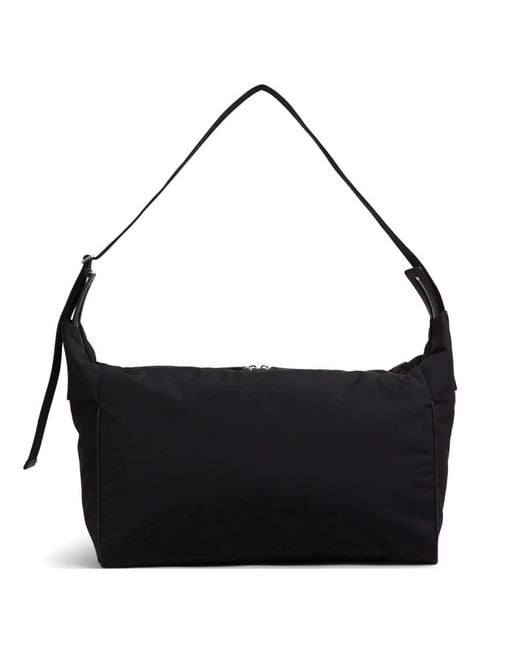 The Row Black E/W Logan Shoulder Bag for men