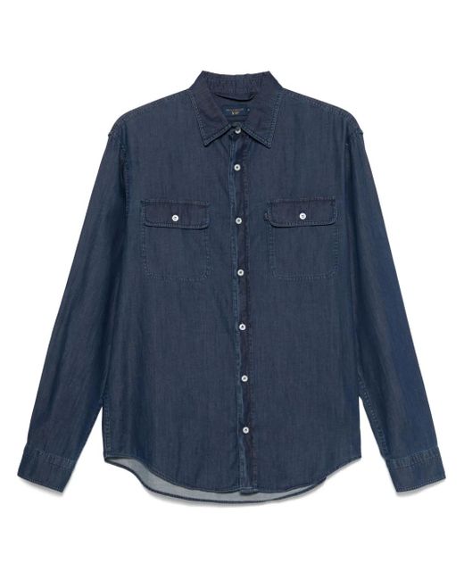 Paul & Shark Blue Denim Shirt for men