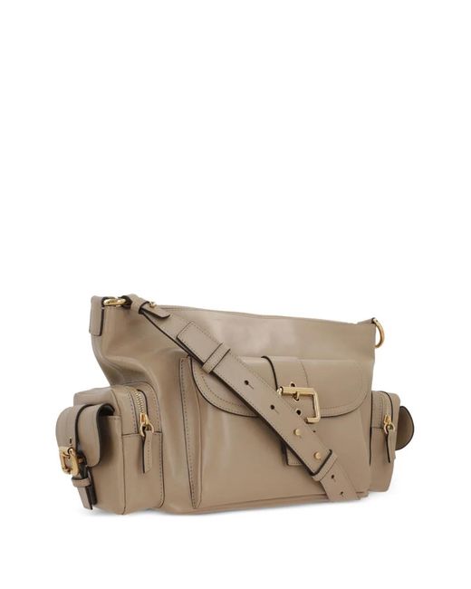 Chloé Brown Leather Camera Bag