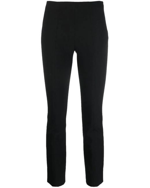 Vince Black Slim-Fit Pull-On Trousers