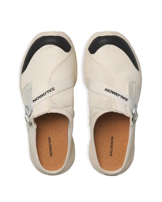 Salomon White Rx Slide 3.0 Buckle-Fastening Mesh Trainers