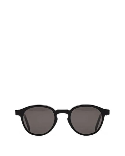 Retrosuperfuture Black Round-Frame Sunglasses