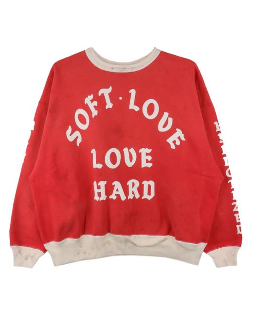 メンズ SAINT Mxxxxxx Soft Love セーター Red