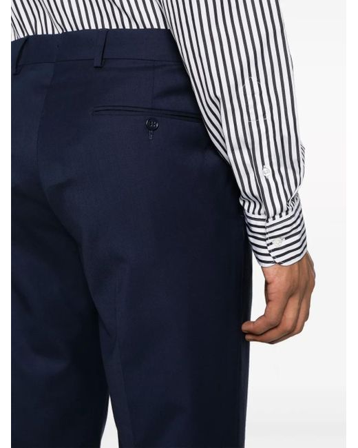 Ralph Lauren Blue Tapered Wool Chino Trousers for men