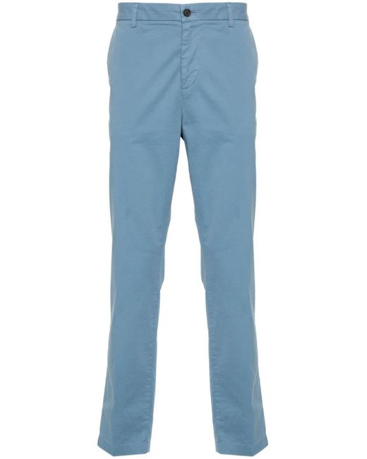 Pantalon chino à coupe slim Boss pour homme en coloris Blue