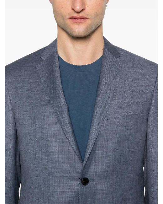 Corneliani Pak Van Scheerwol in het Blue voor heren