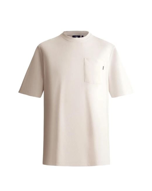Fusalp White Tylerr Pocket-Detail Short-Sleeved Cotton T-Shirt for men
