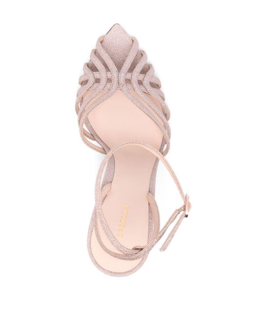 Le Silla Pink Embrace 105mm Leather Sandals