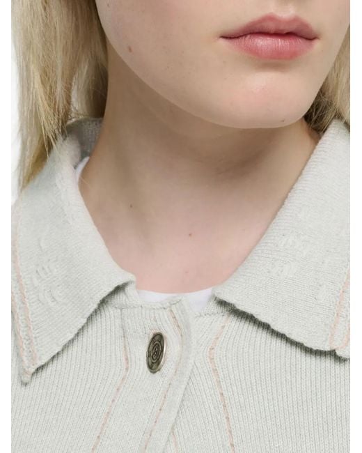 Barrie Jack Met Denim-Effect in het White