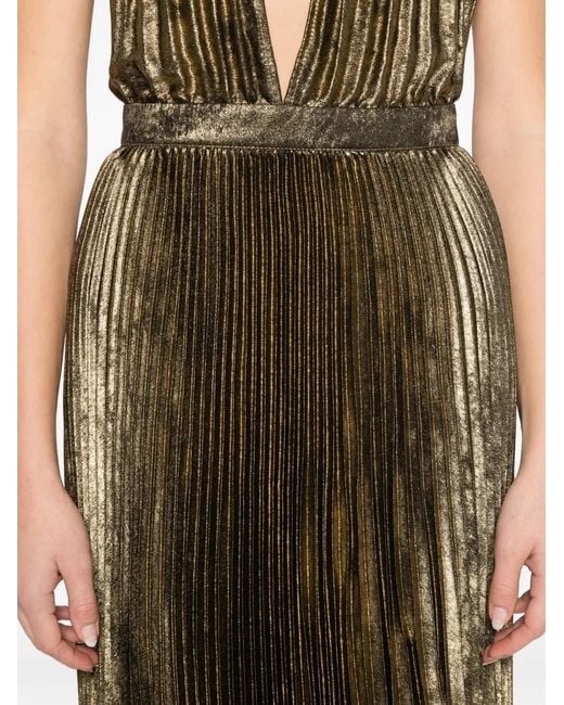 L'idée Metallic Moderniste Gown