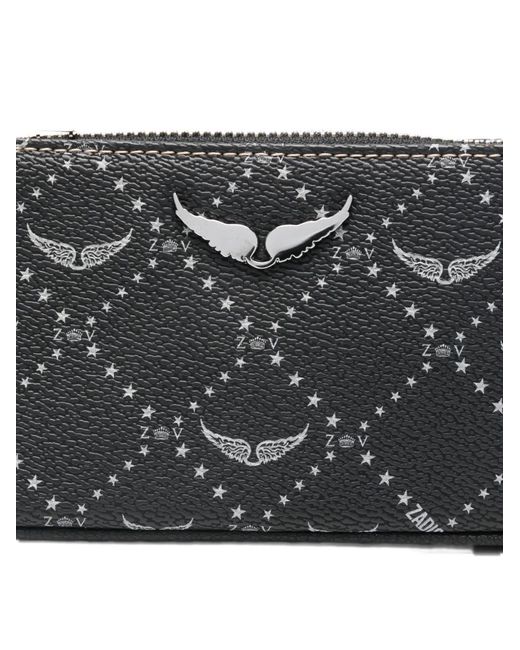 Zadig & Voltaire Gray Z Star Logo Mini Bag