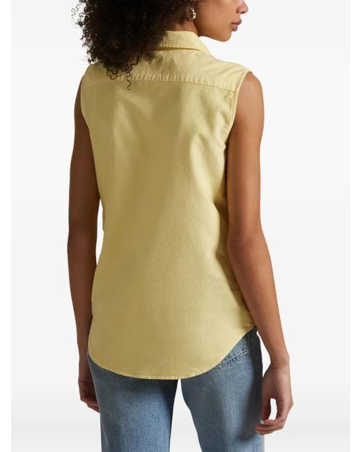 Camisa con botones Polo Ralph Lauren de color Yellow