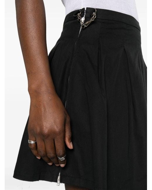 Minifalda Object con pliegues Our Legacy de color Black