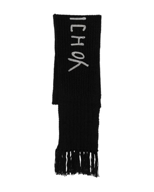 Y-3 Black "Y-3 Chuck" Scarf