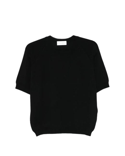 Christian Wijnants Black Crew-Neck T-Shrit