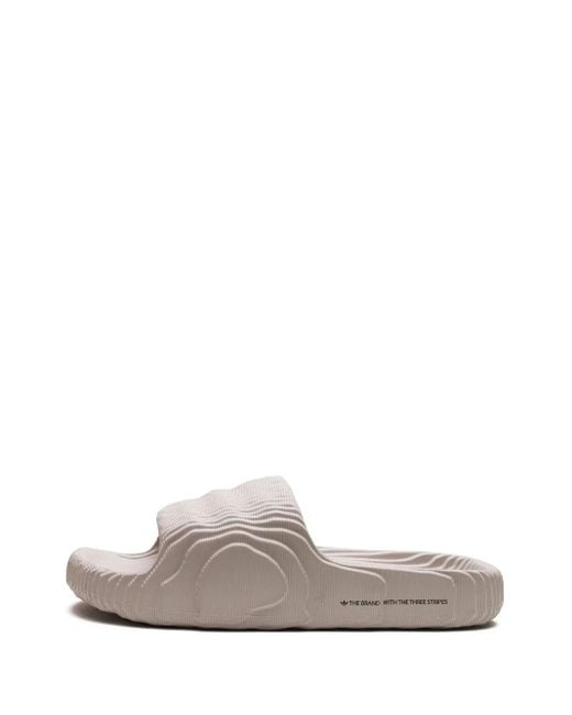 Adidas White Eco-Friendly Slip-On Sandals For for men