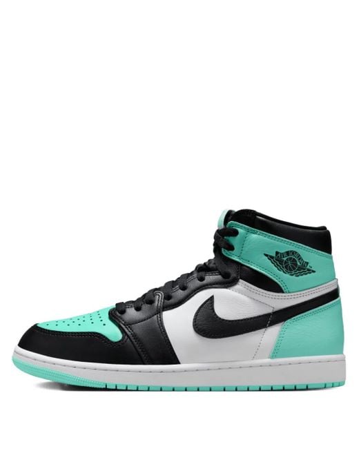 Nike Green Air Jordan 1 Retro High Sneakers for men
