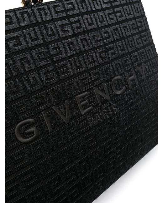 Givenchy Black Shopper mit Logo-Print