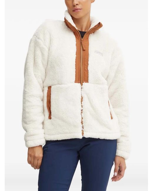 Columbia White Boundless Discovery Ii Zip Jacket