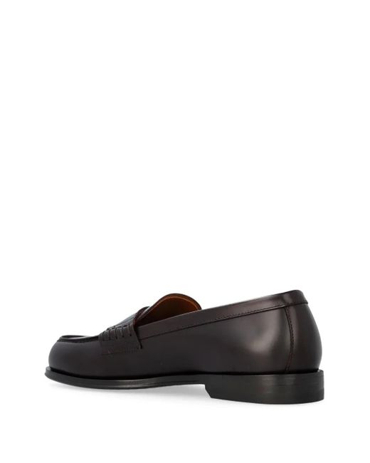 DSquared² Black Leather Loafers