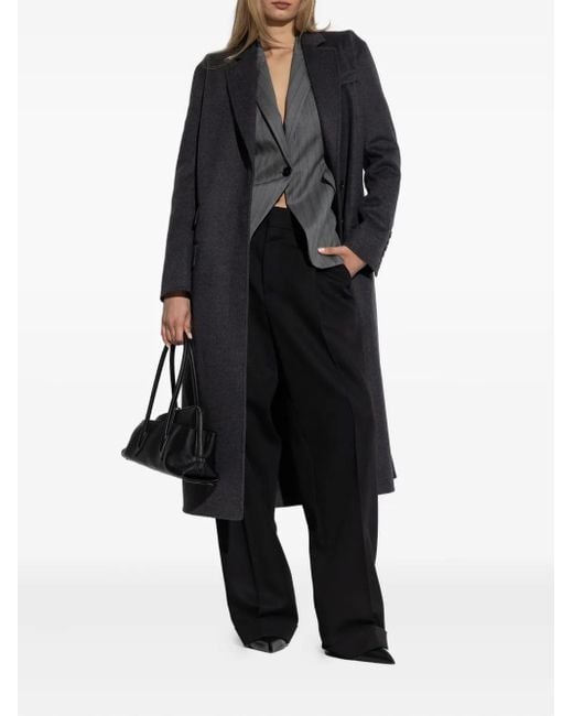 Tom Ford Black Single-Breasted Coat