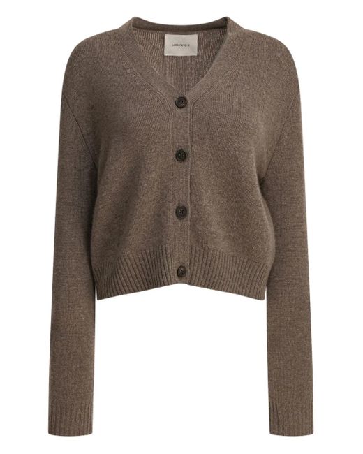 Lisa Yang Brown Cardigan aus Kaschmir