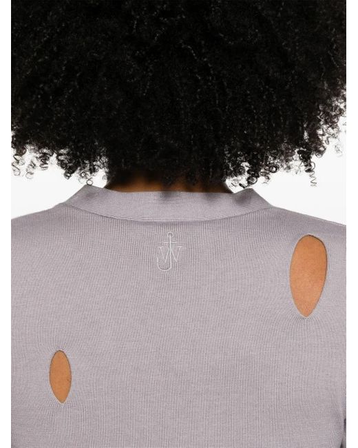 J.W. Anderson Vest Met Split in het Gray