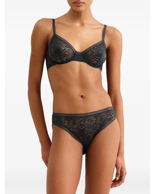 Eres Gray Cerise Full-Cup Bra