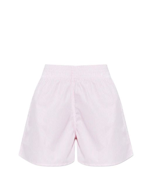 Pantalones Cortos A Rayas Paramidonna de color White
