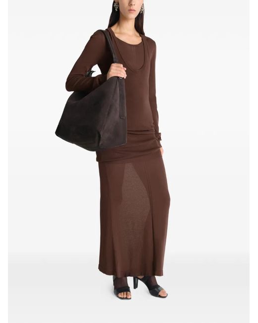 Lemaire Black Belted Shoulder Bag
