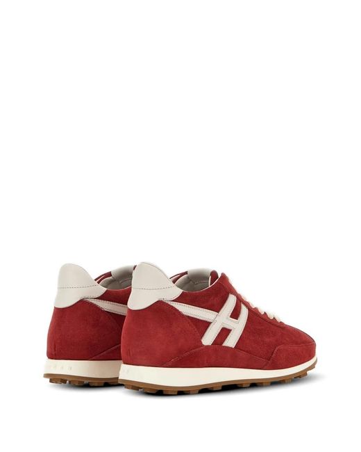 Hogan Red Baskets Athletic À Logo