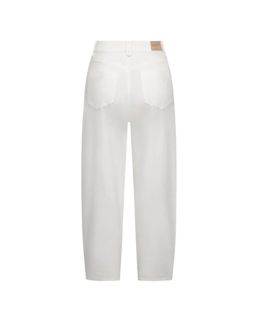 Seductive White Mickie Trousers
