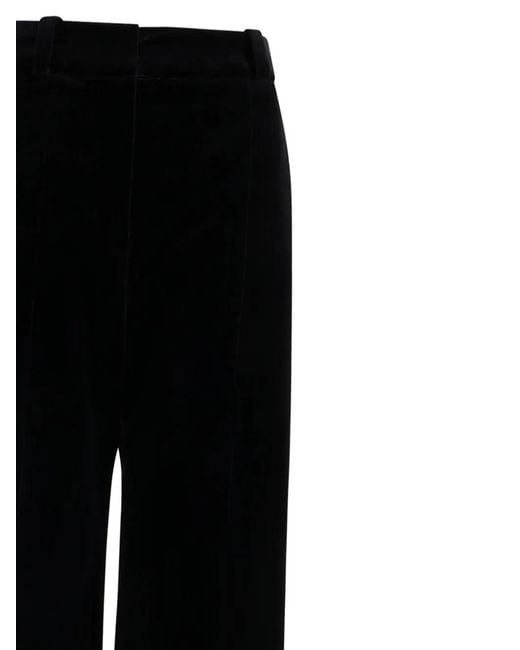 Patou Black Smocking Trousers