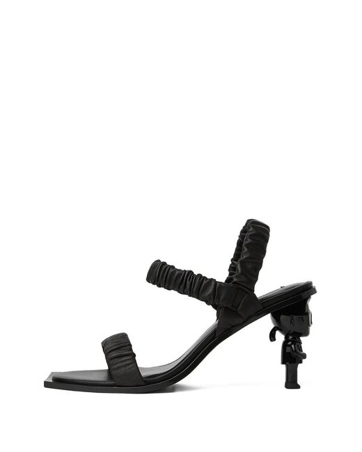 Karl Lagerfeld Black Ikon Slingback Sandals